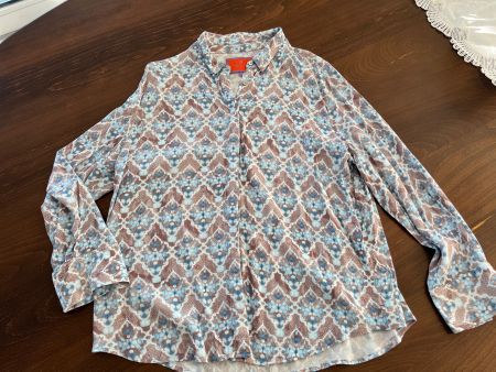 Bluse Lieblingsstück gemustert Viskose Grösse 42 neuwertig