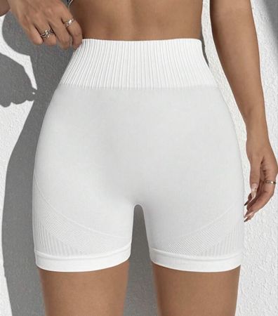 Kurze Sporthose weiss Damen Grösse S