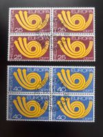 CH1973 - Zu 543-544 - bloc de 4 - obli Bern 1.j 30.4.1973