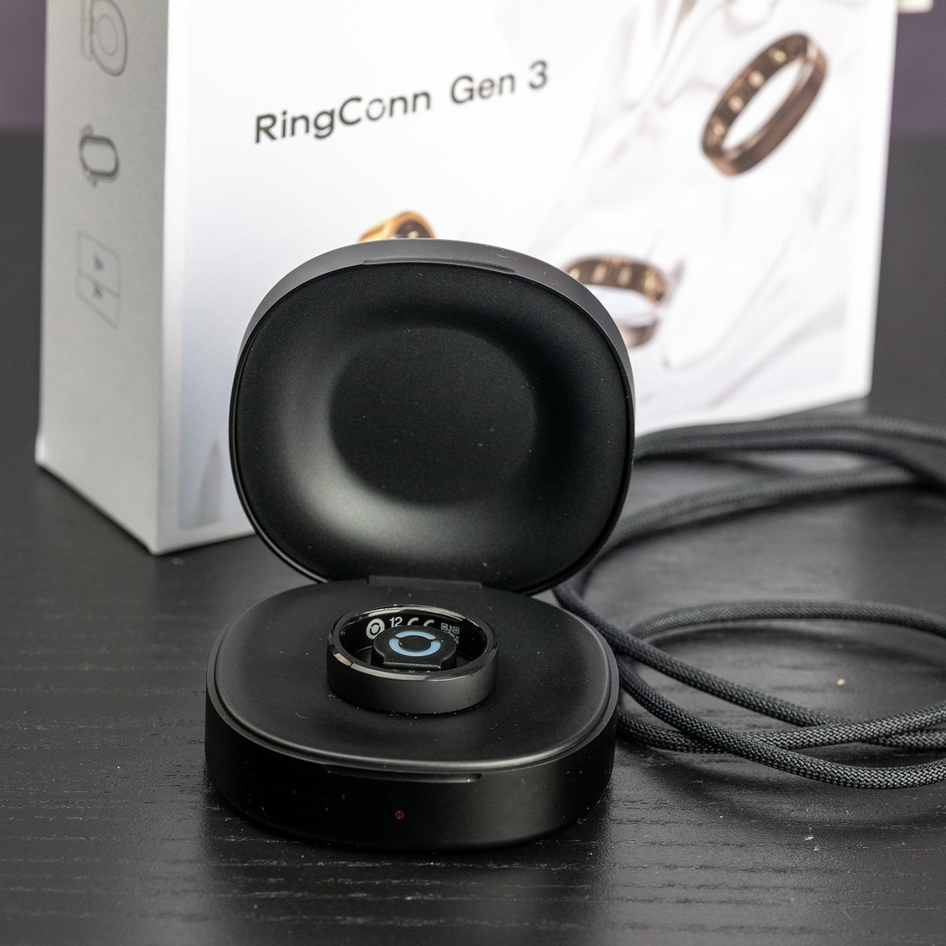 Smart Smartwatch: RingConn Smart Ring Gen 3, black, Grösse 12 – Neu (gemäss Beschreibung) aus Cham von Harley59 1