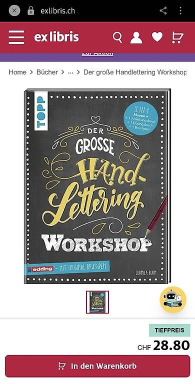 Livres: Starterset Hand-Lettering – Neuf avec emballage d'origine à Chur par jon_hd6n 4