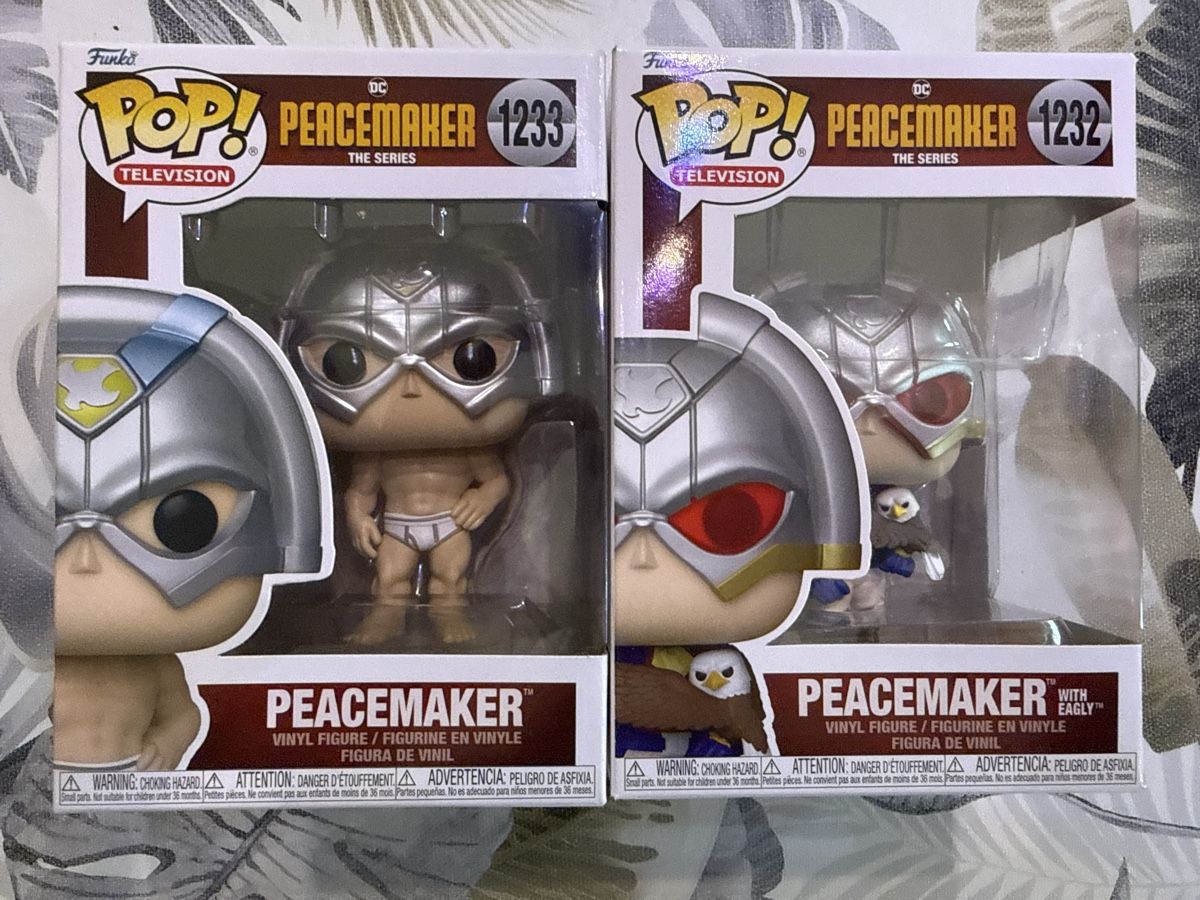 Funko Statuette: Peacemaker 1233 et Peacemaker 1232 – Nuovo e nell'imballaggio originale da Châtelaine venduto da jas_9wnr