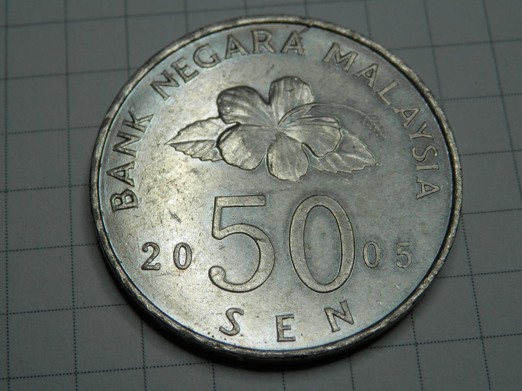 Tutti le monete: Malaysia 50 Sen, 2005 – Usato da Weiach venduto da weiach81 1