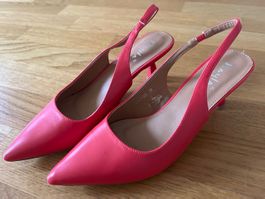 Summer Slingback Pumps Red Size 39 – Chic & Stylish!