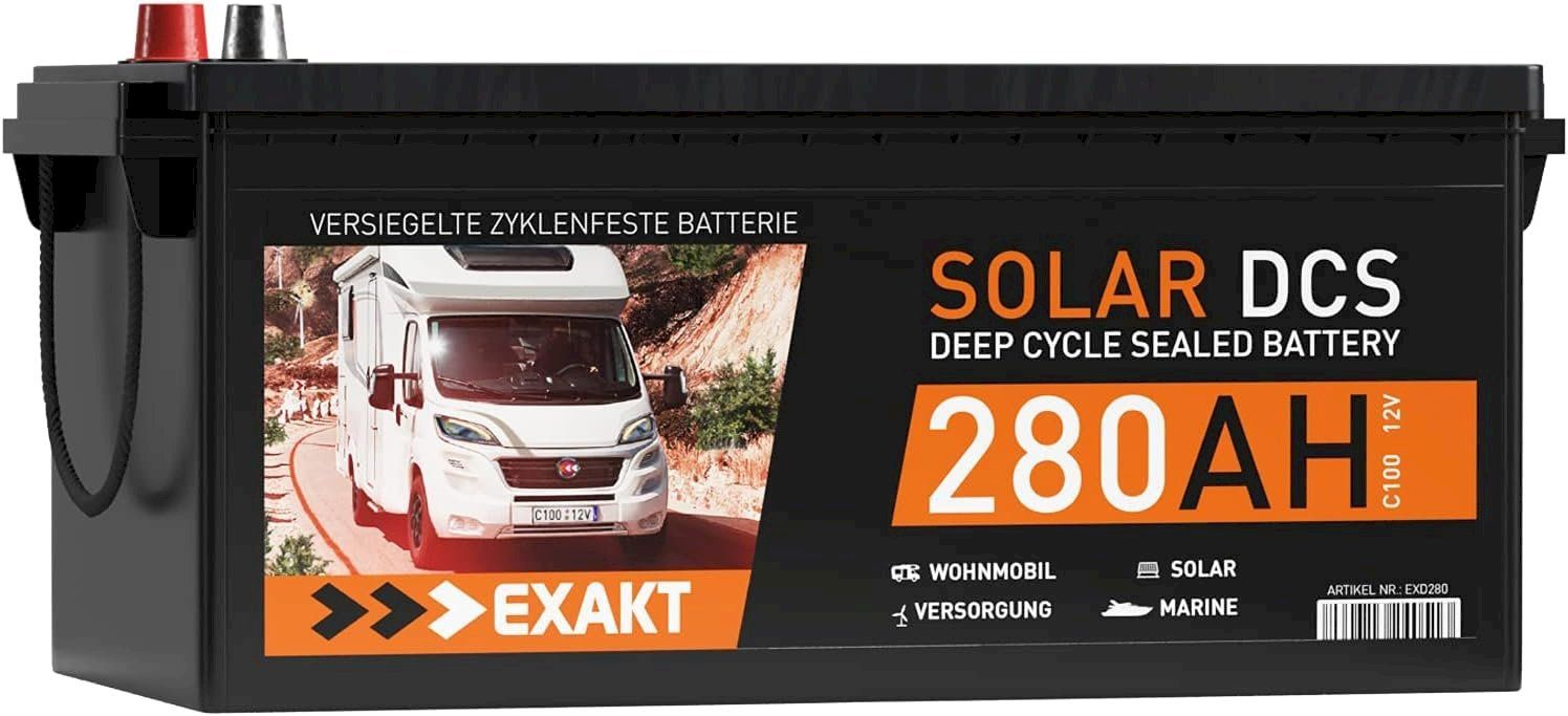 Panneaux solaires: EXAKT Solarbatterie 280Ah 12V – Neuf avec emballage d'origine à Bottighofen par zaap 2