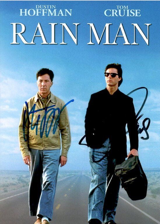 Autografi: RAIN MAN Dustin HOFFMAN Tom CRUISE / TOP AUTOGRAMM – Usato da Egg b. Zürich venduto da bunny-dieter