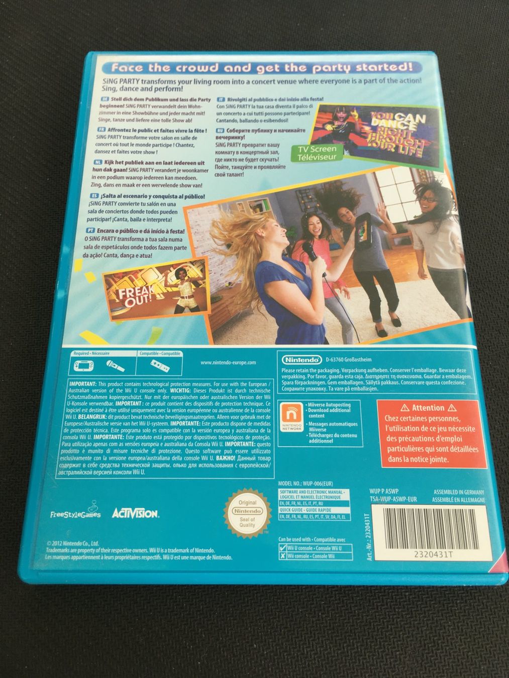Nintendo Giochi: Sing Party - Nintendo Wii-U – Usato da St.Gallen venduto da Punktchen01 1