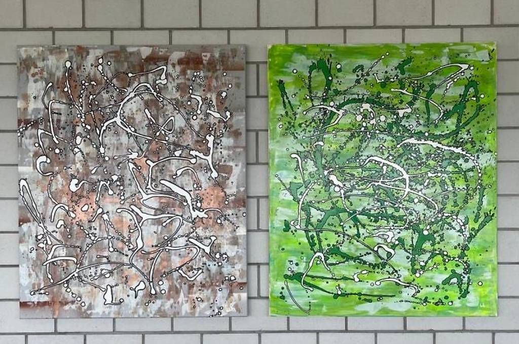 Dipinti: 2 grosse Bilder 100x120cm, Kunstarbeit – Usato da Ostermundigen venduto da d-p73 1