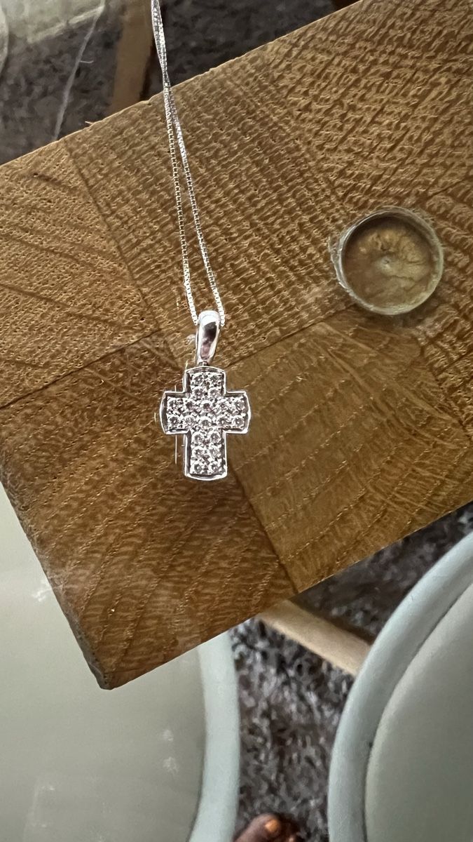 Ciondoli: Diamant Kreuz mit Kette WG – Nuovo (secondo la descrizione) da Uznach venduto da bmw-girl 1