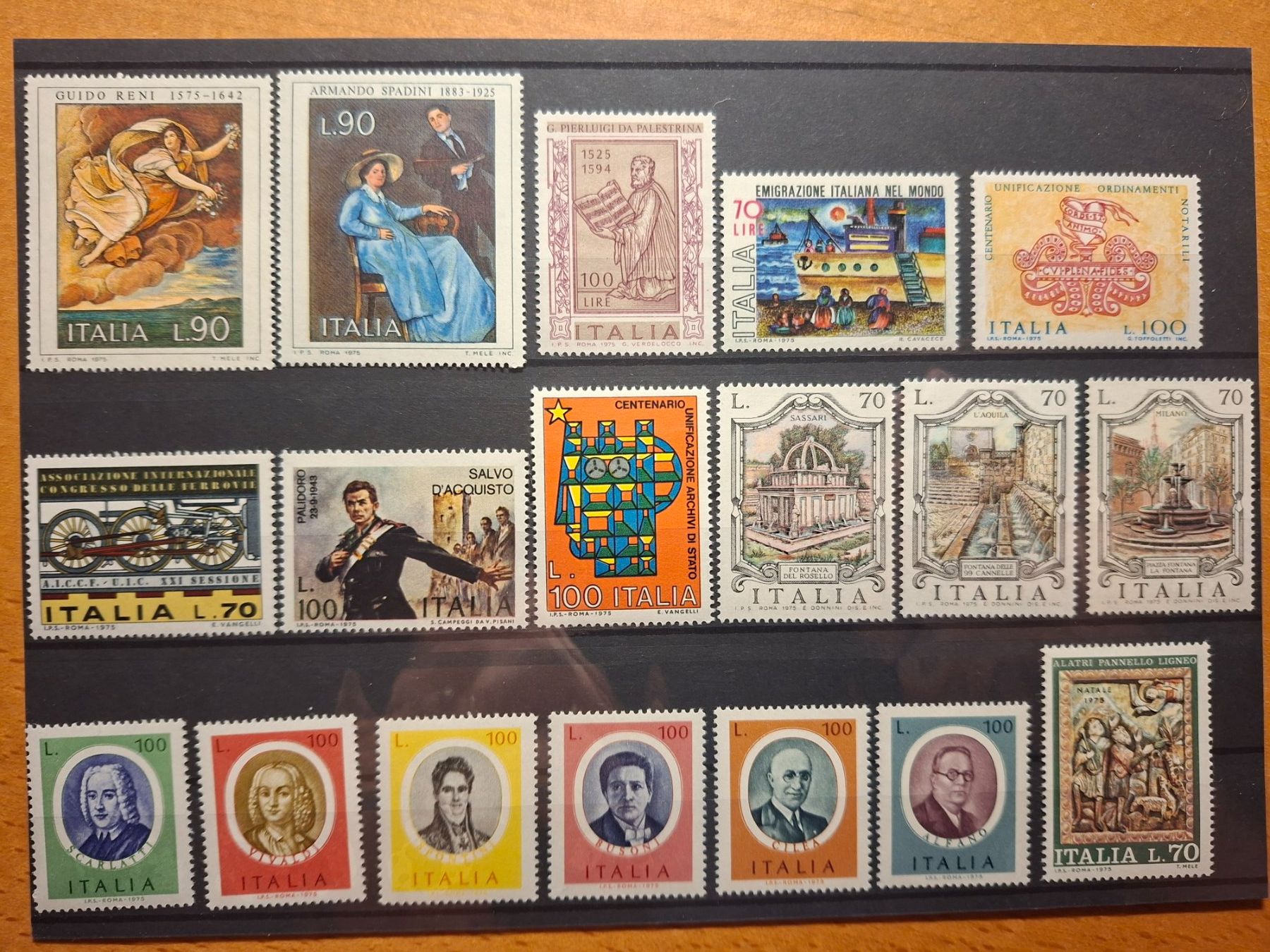 Tutti i francobolli: Italien** / Italie** 1975 – Nuovo (secondo la descrizione) da Confignon venduto da Alfda2000 1
