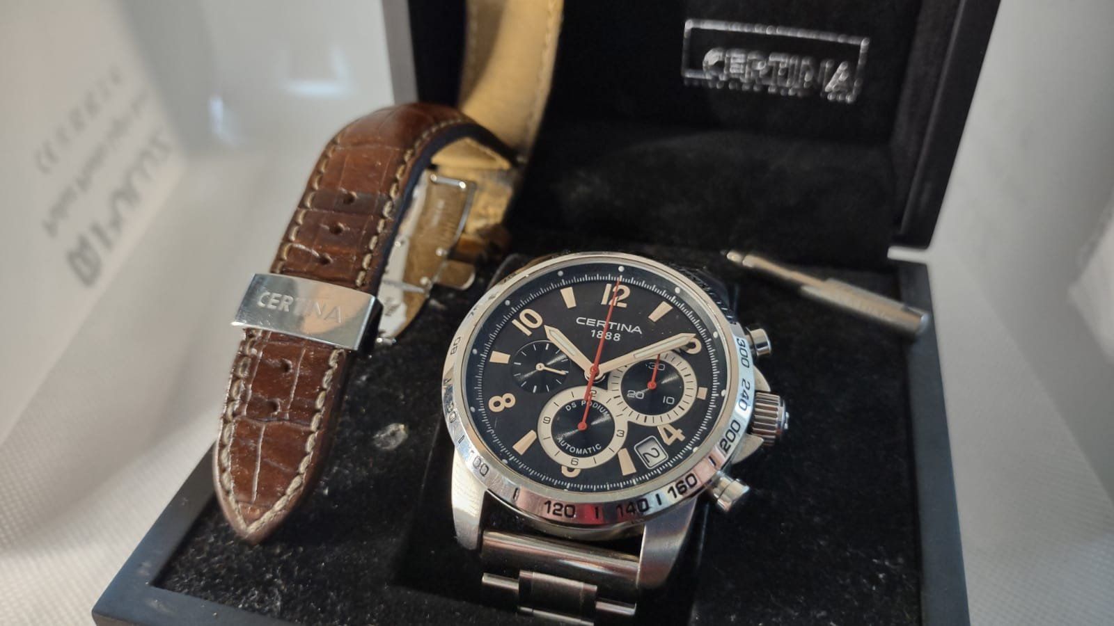 Certina Orologi: CERTINA DS Podium Automatic Chronograph  Valgranges A.07.211 – Usato da Lauerz venduto da oberwilbeizug 9