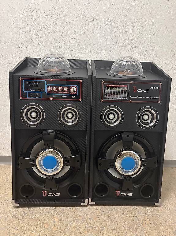 Haut-parleurs: DJ ONE AS-1051 Partyboxen mit Discolicht   – D'occasion à Wil SG par abi_j9gp 3