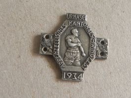 Abzeichen Kant. Schwingfest Schwingen Urnäsch Appenzell 1934