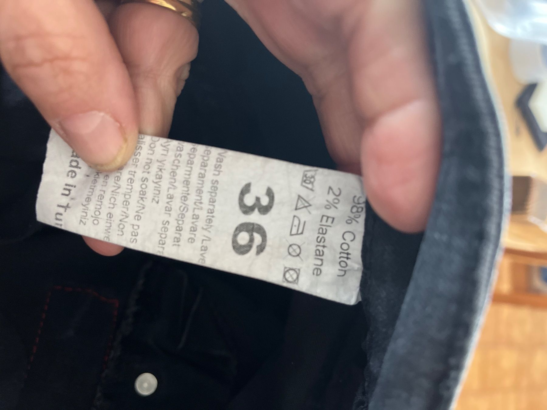 Jeans: Pantalon noir Icon Taille 36 pose 46 doryan – Usato da Veyrier venduto da kimedovapa