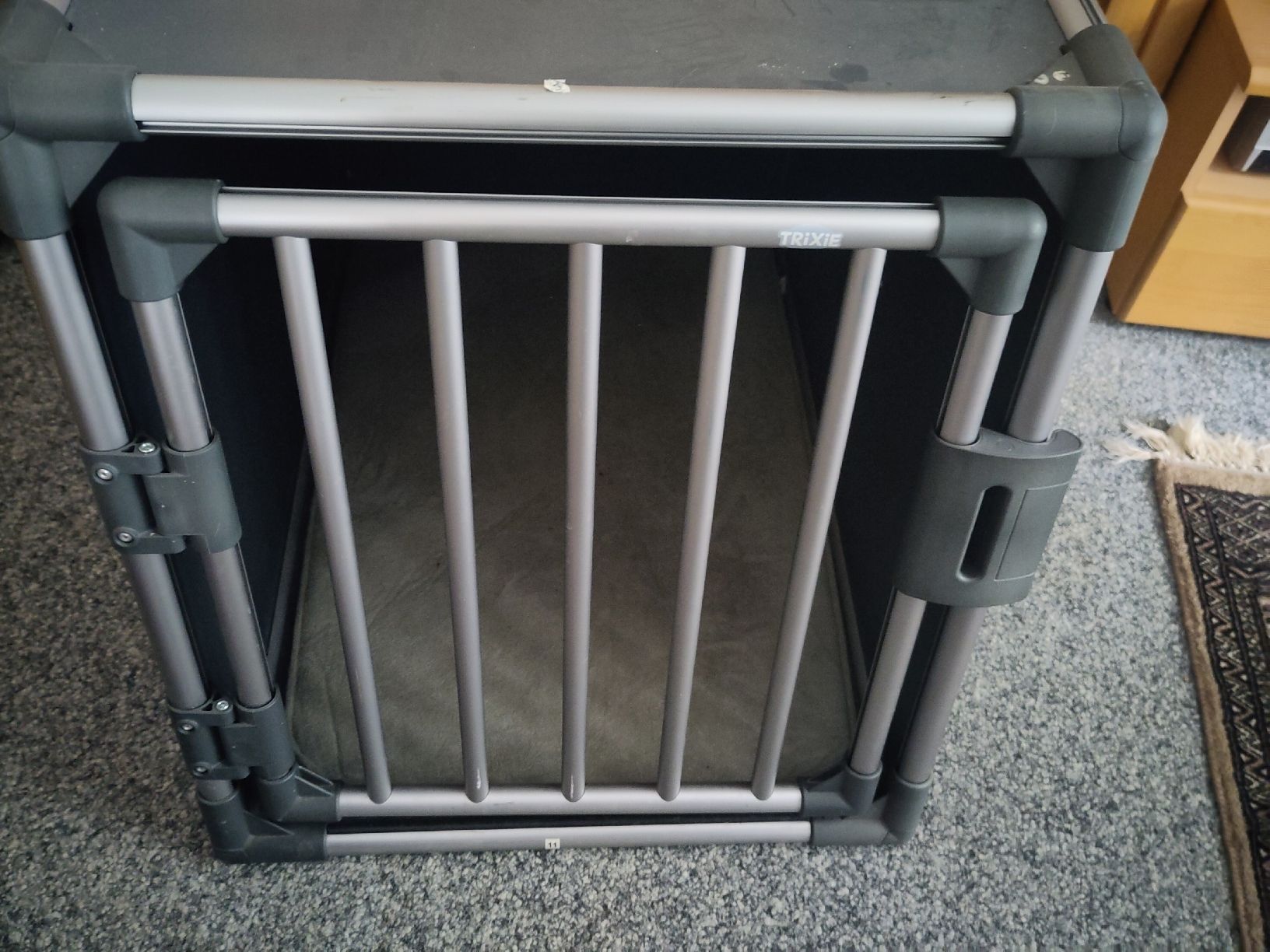 Trixie Gabbie, trasporto & Sicurezza: Trixie Transportbox Aluminium Graphit – Usato da Hallwil venduto da ste_7q22