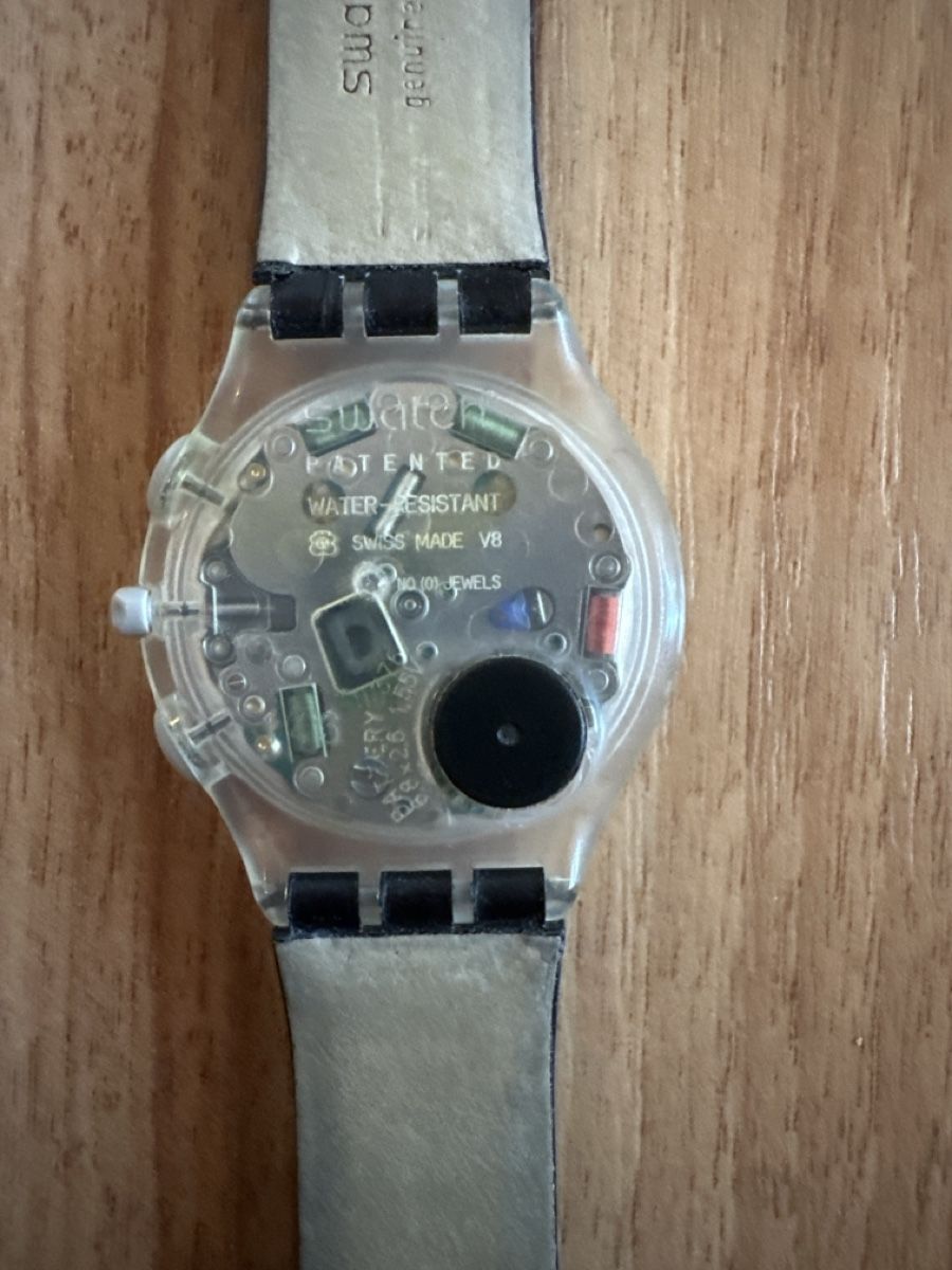 Swatch Orologi: Swatch Chrono Uhr mit Lederarmband 2000 – Usato da Heiden venduto da fam_797q 4