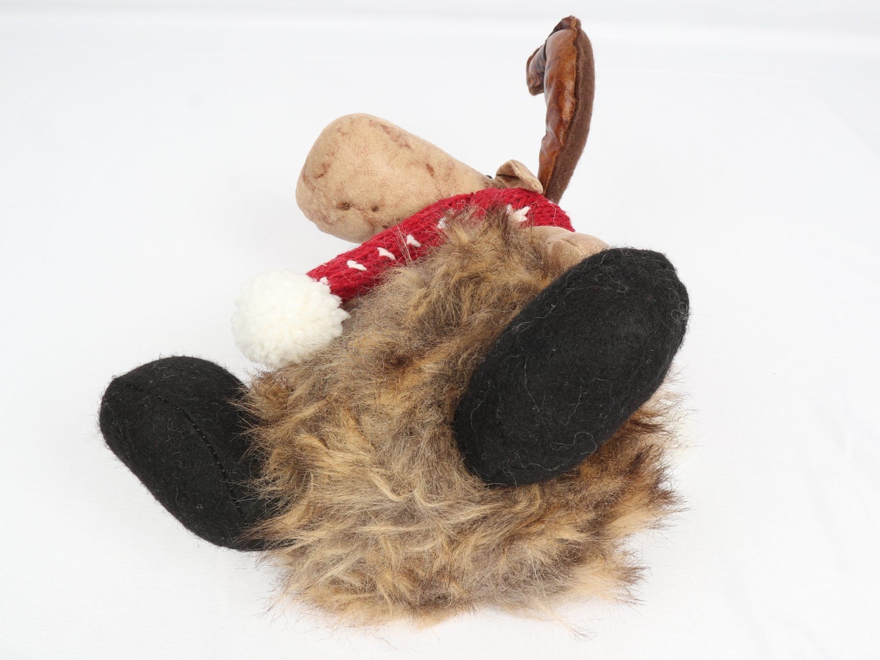 Tutte le decorazioni: ELCHFIGUR in Braun sitzend 27 cm – Usato da Steinen venduto da Restwert_Steinen 6