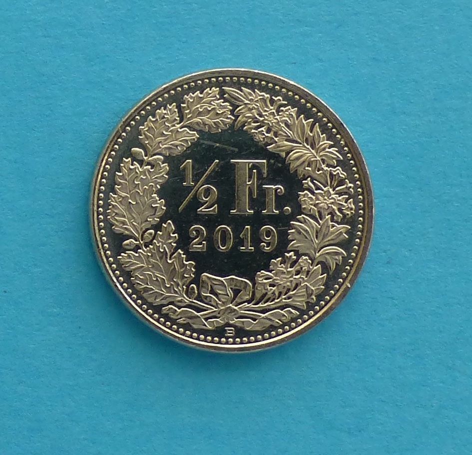 Tutti le monete: 1/2 Franken 2019, ab Rolle – Nuovo (secondo la descrizione) da Niederglatt ZH venduto da Viktor1949