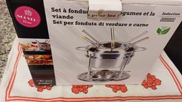 Fondue-Set, Edelstahl,  Winter-Klassiker!