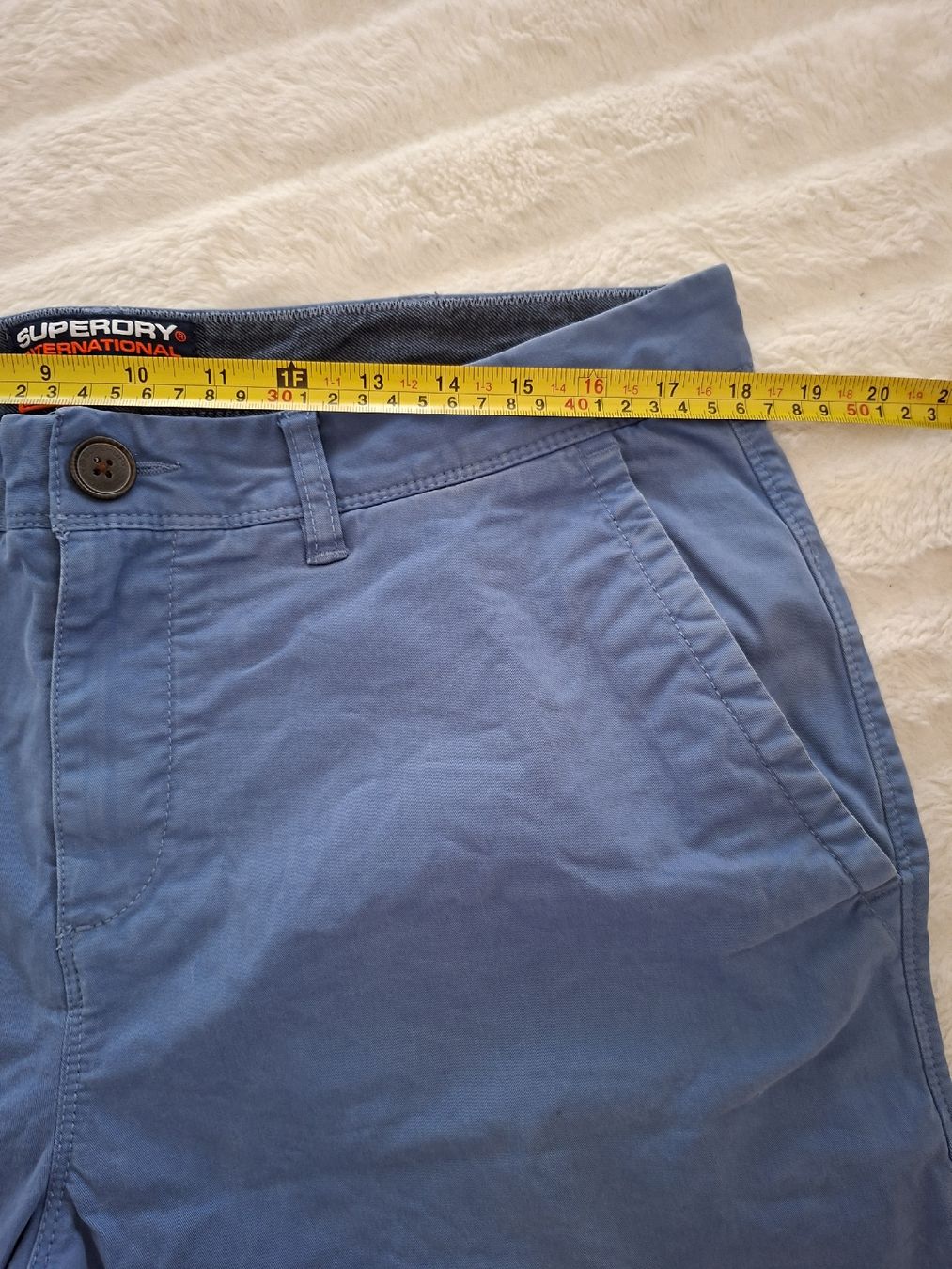 Superdry Pantaloni: Superdry: Short d'été bleu, taille 34, – Usato da Renens VD venduto da ser_j2fn 1