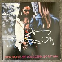 LENNY KRAVITZ Vinyl original in person Autogramm / signiert