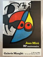 Plakat original Juan Miro anniversaire  Maeght