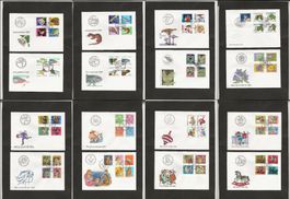 Schweiz Pro Juventute FDC 1983 bis 1998