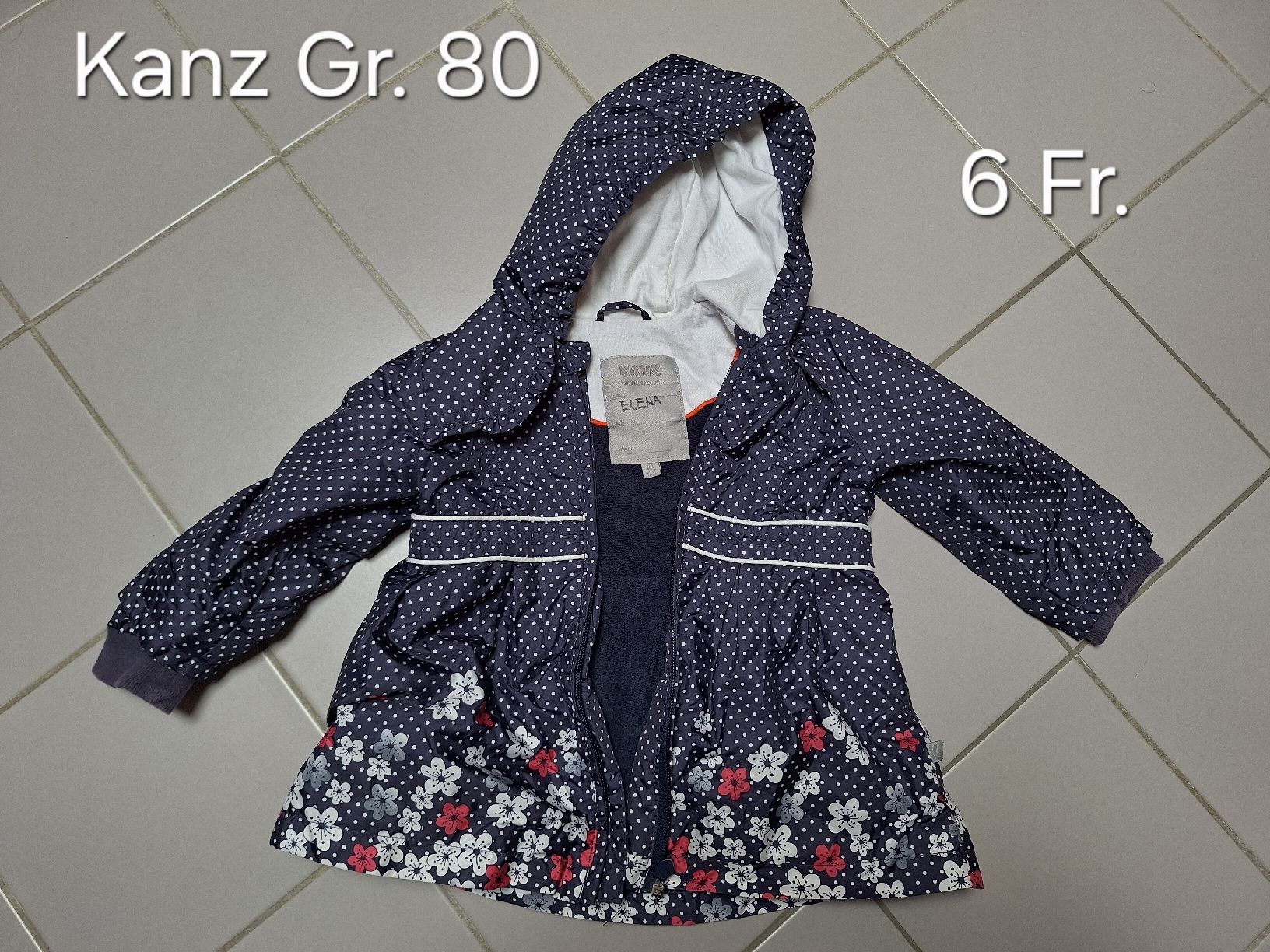 Giacche & Cappotti: Übergangsjacke Grösse 80 – Usato da Sissach venduto da Nothing123