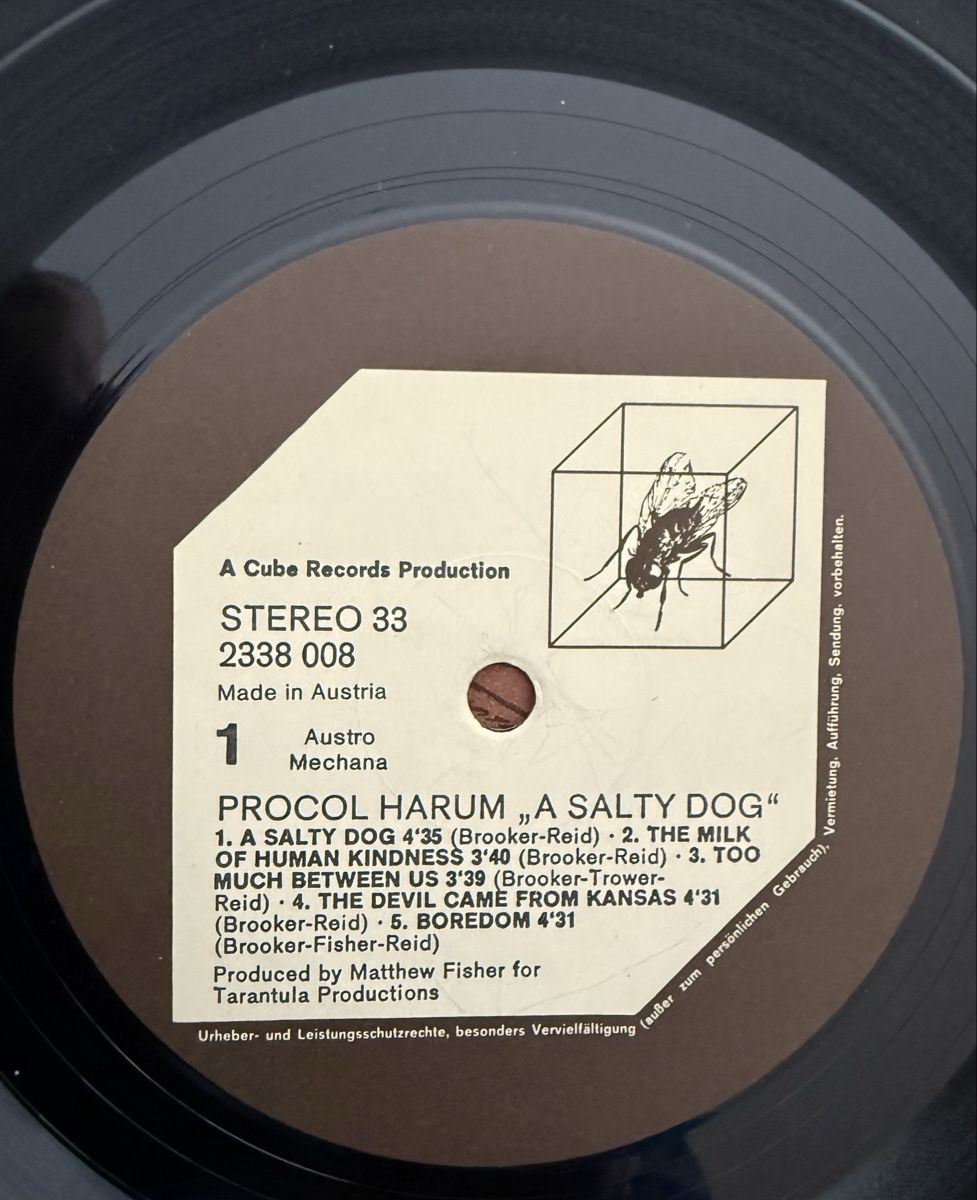 Dischi in vinile: Procol Harum LP "A Salty Dog" Schallplatte – Usato da Goldach venduto da Messerguru 5