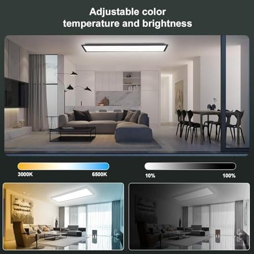 Lampadari & plafoniere: LED Deckenleuchte Flach 100x25 30W 3300LM Panel 3000K-6500K – Nuovo e nell'imballaggio originale da Hundwil venduto da Pakethase 1