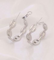 Boucles d’oreilles en acier inoxydable