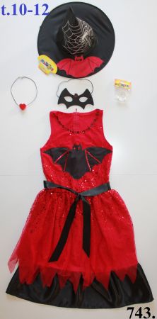 Costume sorcière - vampire / Hexe - Vampir t. 10 - 12 ans