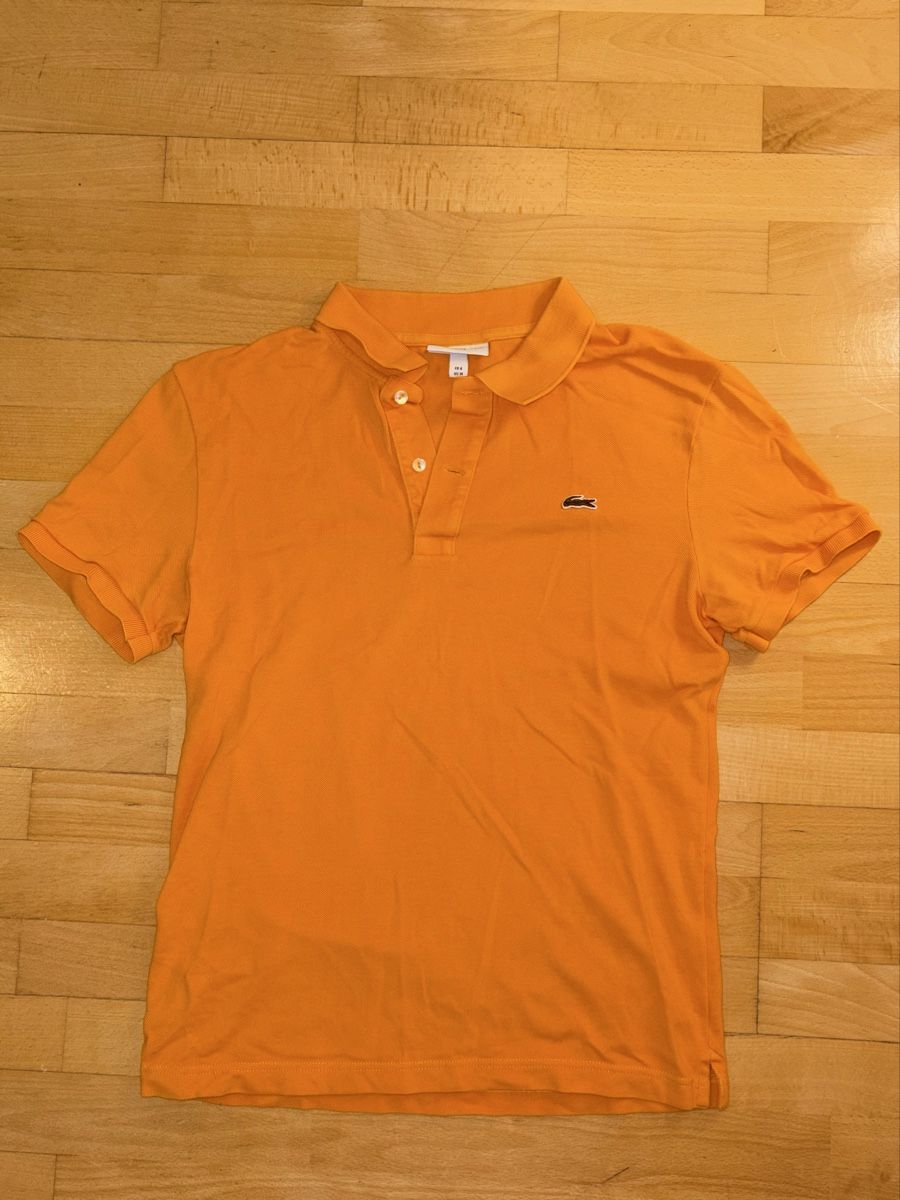 Lacoste Polo-Shirts: Orange Lacoste Polo Size M – Gebraucht aus Zürich von andi01