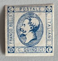 Franco Bollo Postale 15 C, C. Quindici, Viktor Emanuel II