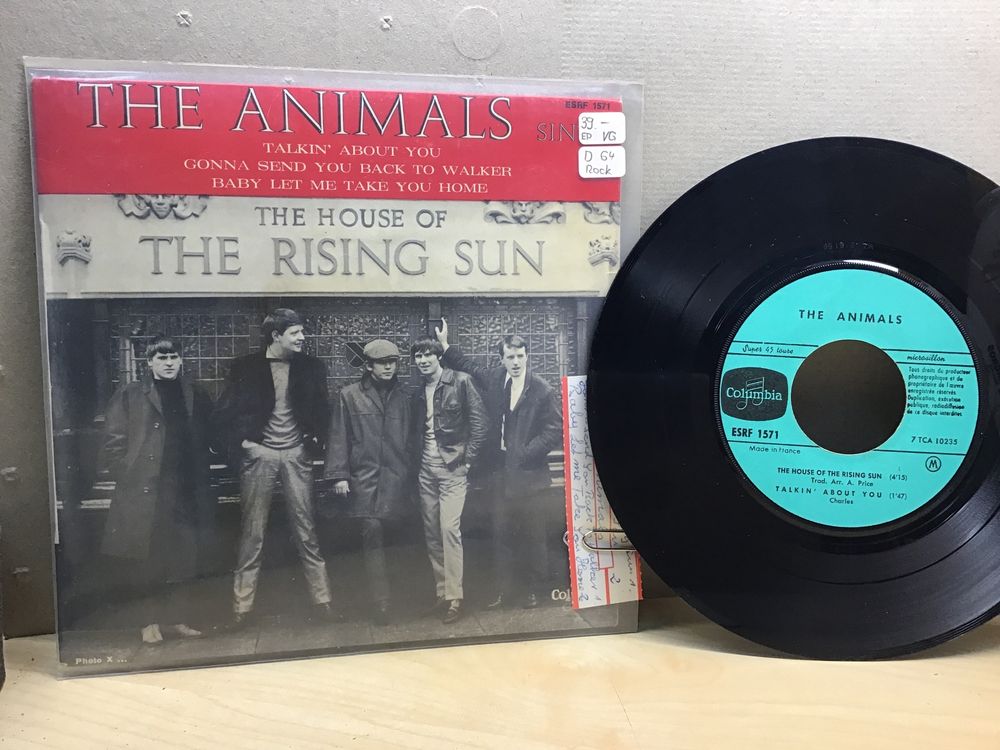 The Animals - The House Of The Rising Sun - Vinyl (Gebraucht) in ...