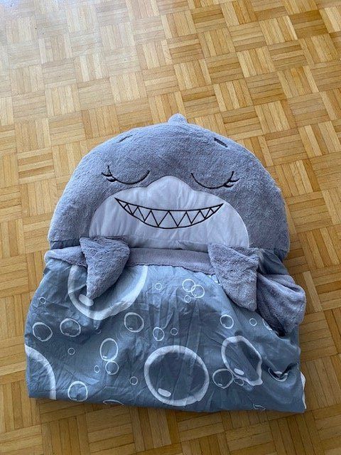 Sacchi a pelo: Happy Nappers Schlafsack Hai grau larg – Usato da Emmen venduto da Aribini 3
