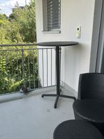 Stehtisch schwarz Metall