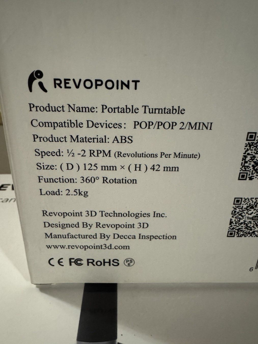 Scanner: Revopoint Mini 3D Scanner mit Portable Turntable neuwertig – Neu (gemäss Beschreibung) aus Gurmels von SwissButch 7