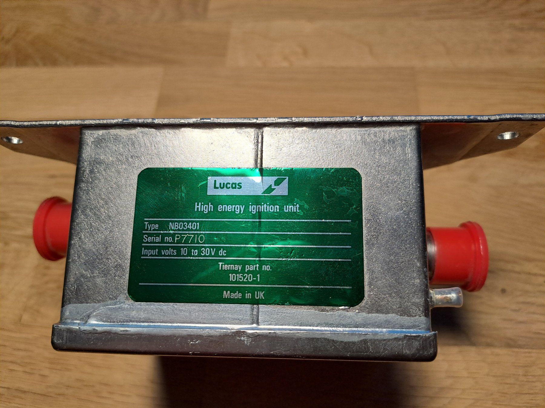 Componenti elettronici: Ignition Unit - Lucas P7710 - for Gasturbine Engines – Usato da Rieden AG venduto da Werkstattlaedeli 2