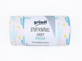 Jersey Stoff p. stoffknäul 100%Baumwolle Kaktus 80x100cm