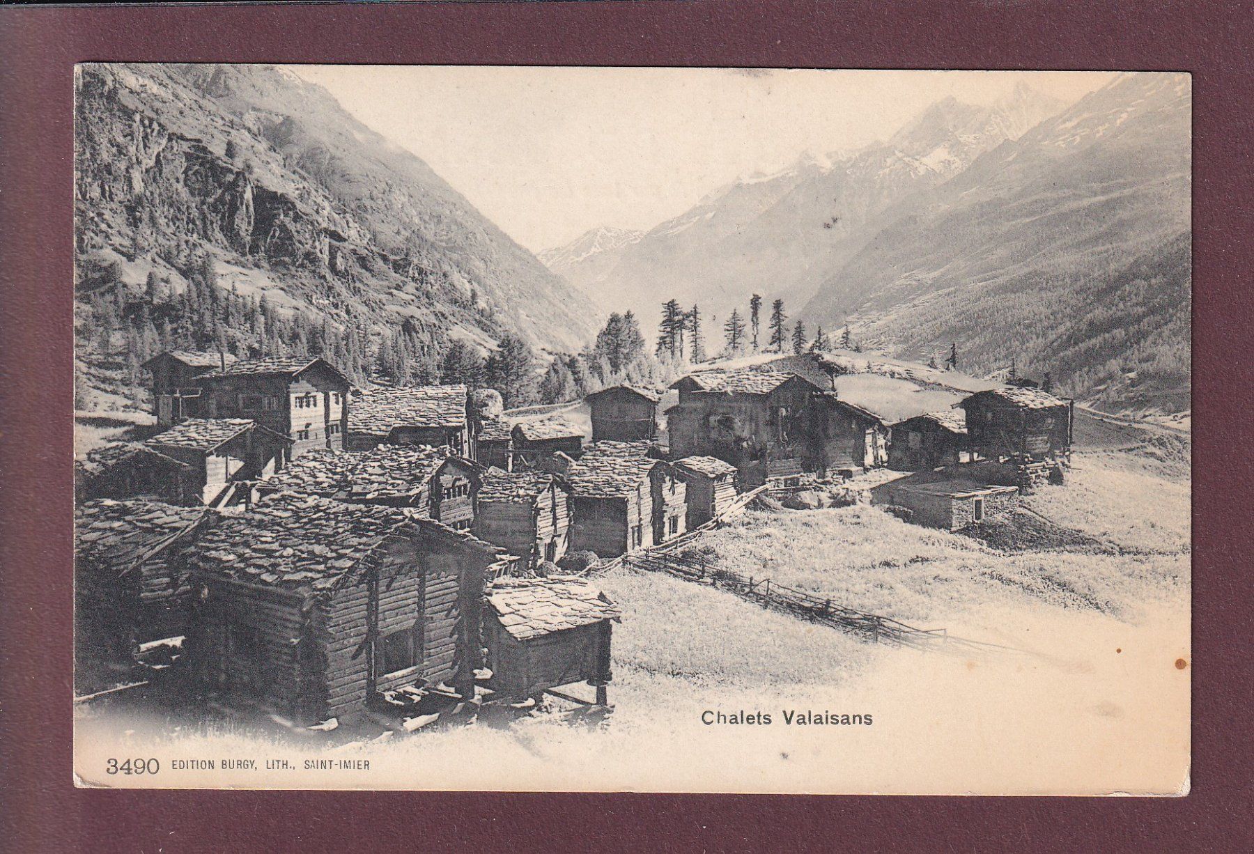 Cartoline postali: VALAIS - Chalets / Mazots – Usato da Pully venduto da nicecards