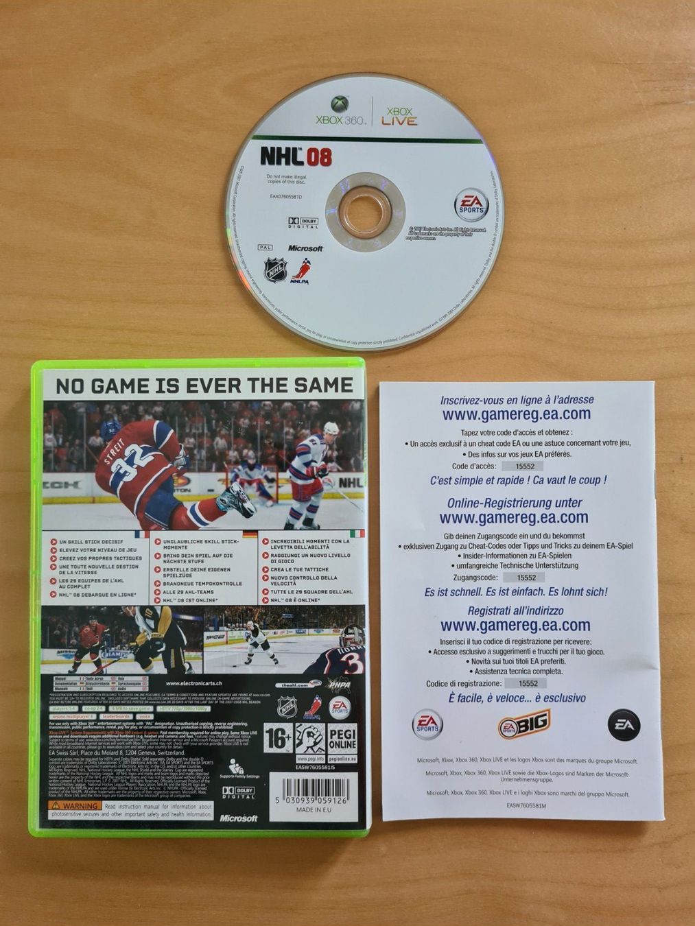 Giochi: NHL 08 (Xbox 360) – Usato da Oberwil BL venduto da Spieltopia 1
