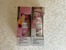 NATURAPLAN 1 straffende & 1 tiefenreinigende Gesichtsmaske