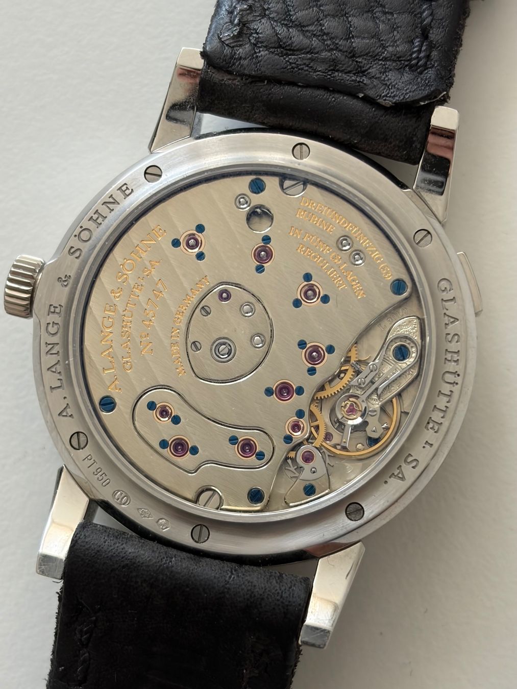 A. Lange & Söhne Orologi: A. Lange & Söhne Lange 1, Ref. 101.025 Platin – Usato da Luzern venduto da DanielLuzern 1