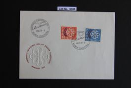 CH Brief sauber gestempelt 1959                     Los 6305
