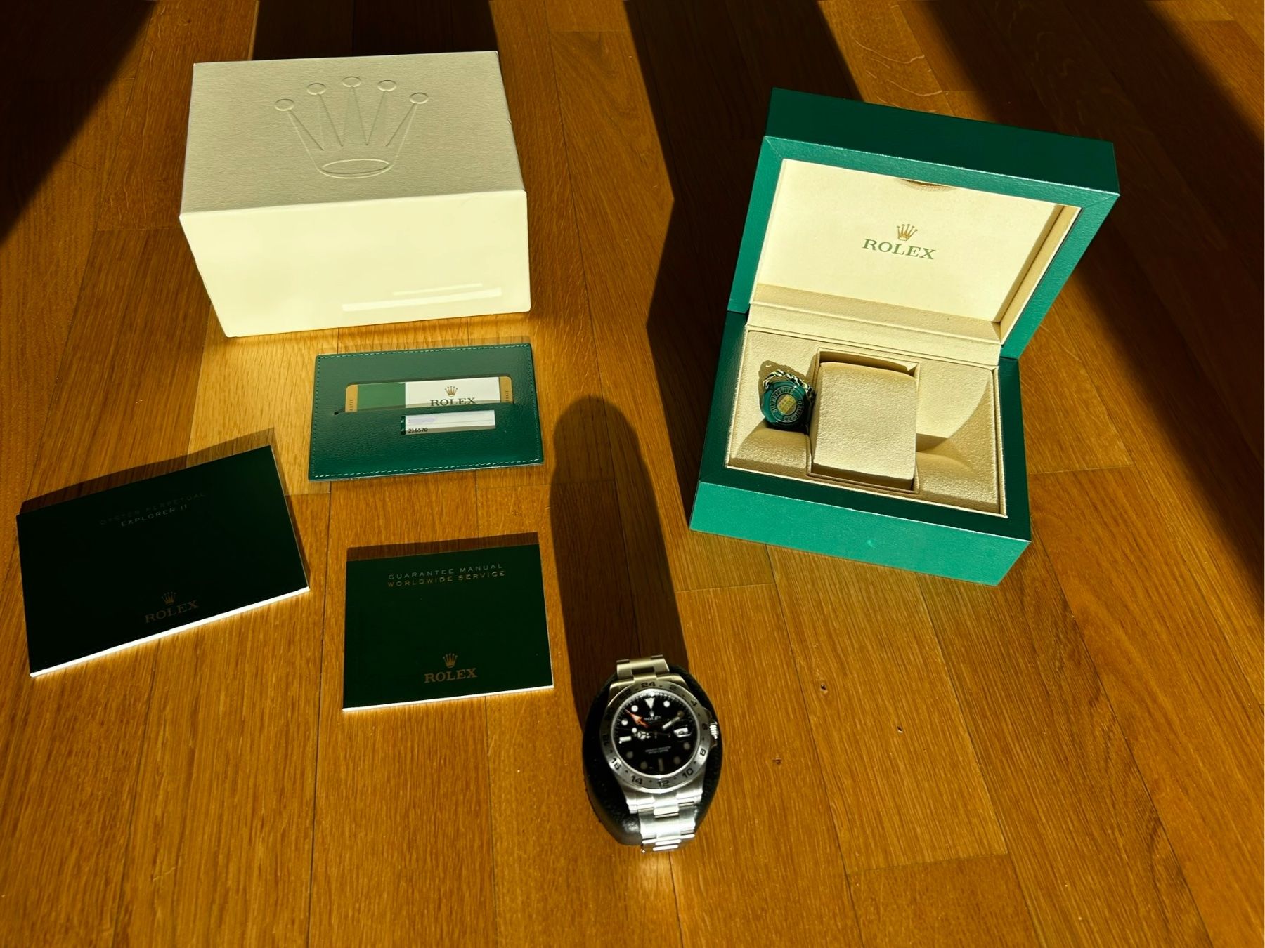 Rolex Orologi: Rolex Explorer II 216570 Full Set – Usato da Glattbrugg venduto da Wo. 1
