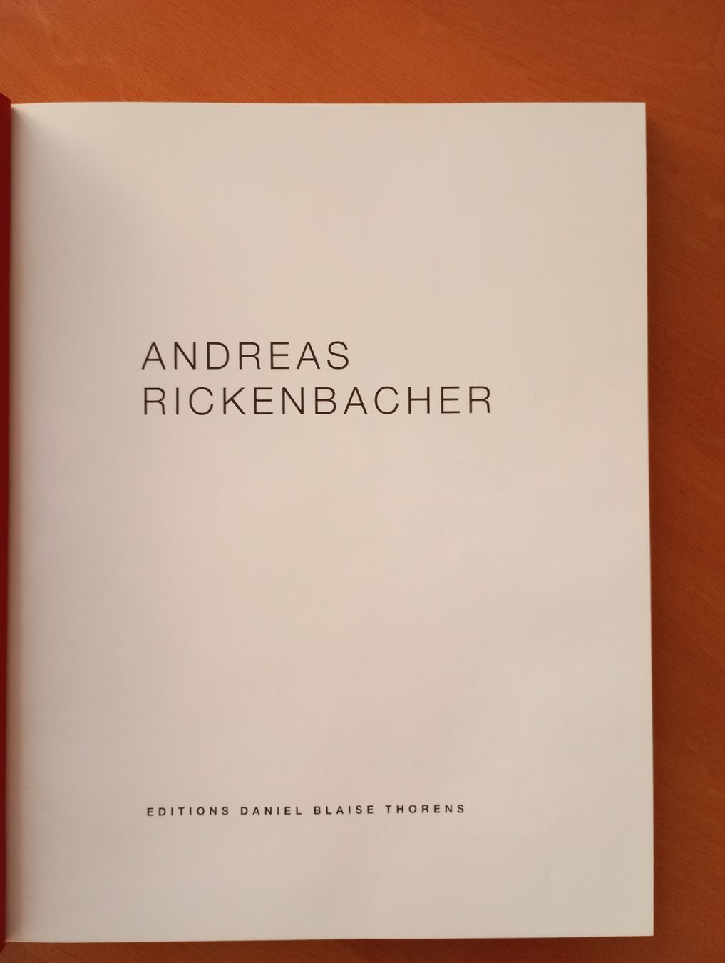 Livres: Andreas Rickenbacher     Schiffe Berge Stillleben  – D'occasion à Allschwil par Arno1962 2