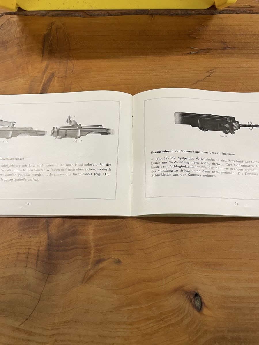 Schweizer Armee Alle Werkzeuge: Pistole Mauser Anleitung 1930 – Gebraucht aus Pratteln von efeu12 2