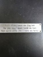 Alu Schild Bahn SBB