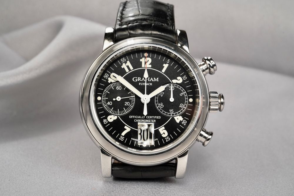 Graham Uhren: Graham - Flyback Ref. 2SFL Automatic Steel Chronograph – Gebraucht aus Morcote von chronoservice 1